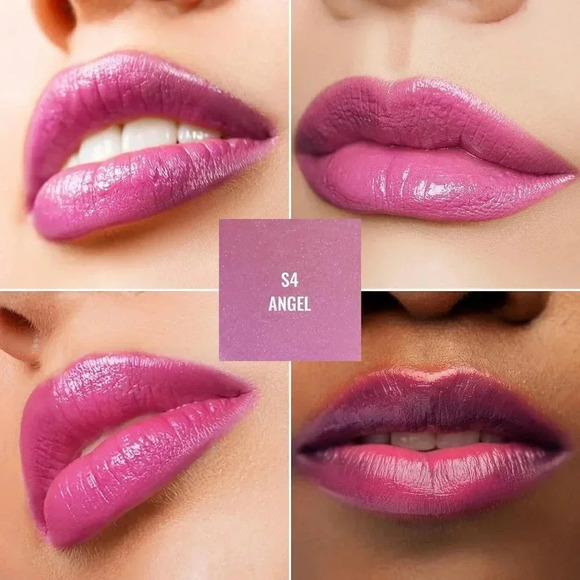 Oulac Mauve Pink Moisture Shine Tinted Lip Balm  Hydrating Lipstick Angel S4 - Picture 3 of 7